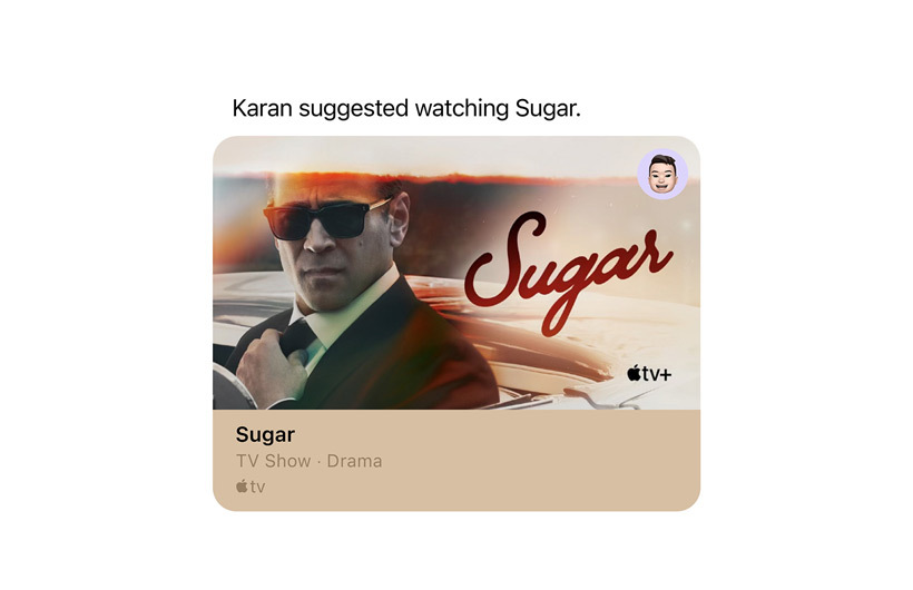 Key art for the TV show “Sugar” on Apple TV+.