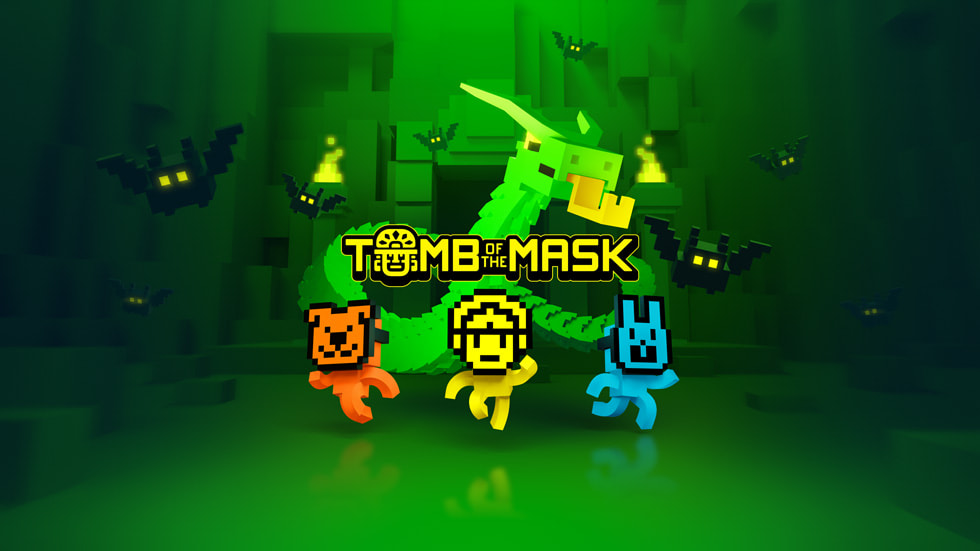 Un’immagine di “Tomb of the Mask+” di Playgendary.