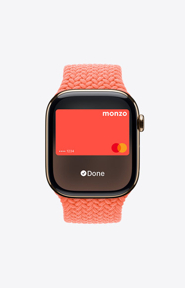 Apple Card being used through Apple Pay on Apple Watch Series 10.