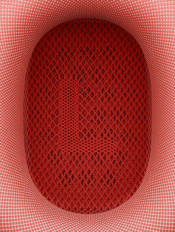 Slika prikazuje detalj mrežaste tkanine ružičaste boje