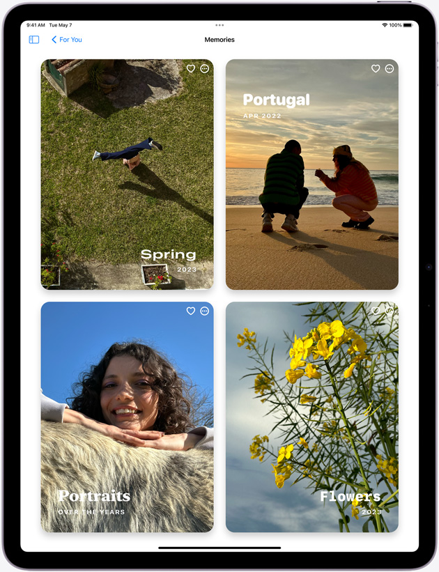 Aplikasi Foto di iPad Air