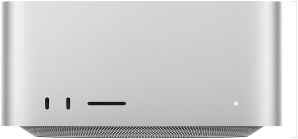 Vista anteriore di Mac Studio
